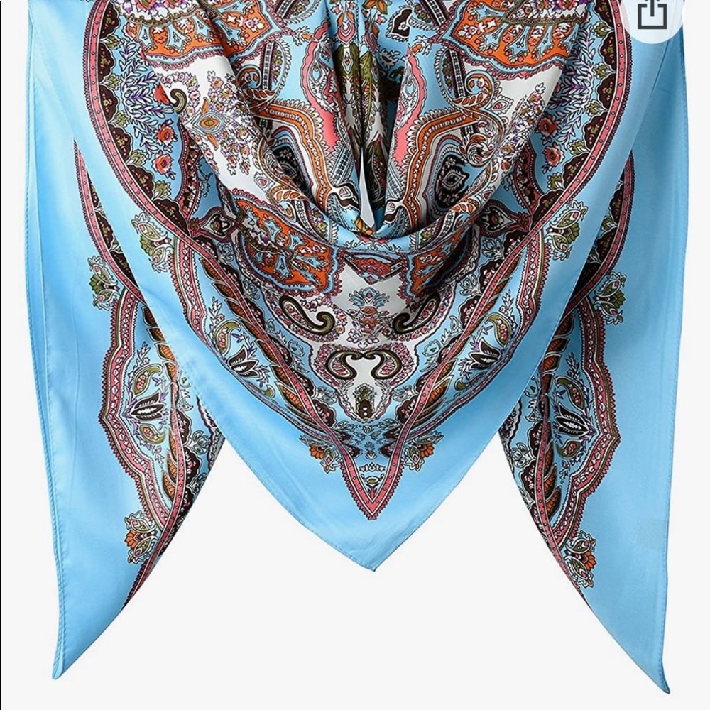 Corciova Blue Scarf/Top